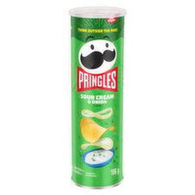PRINGLES - Potato Chips Sour Cream & Onion, 156 Gram
