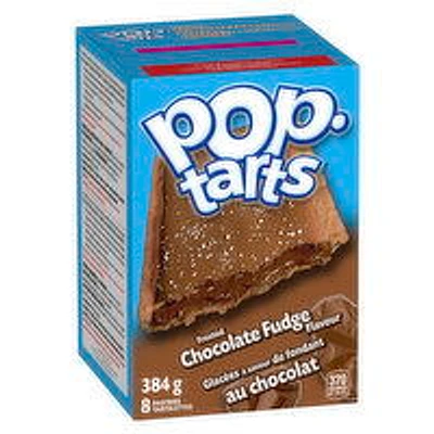 Kellogg's - Pop-Tarts, Frosted Chocolate Fudge Flavour, 8 Pack, 384 Gram