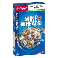 Kellogg's - Mini Wheats! Original Frosted Cereal, Family Size, 650 Gram