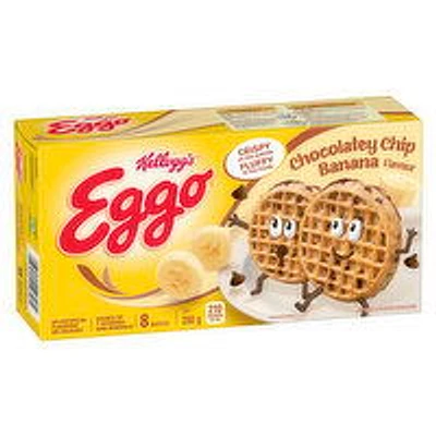 Kelloggs - Eggo Chocolatey Chip Banana Waffle, 280 Gram