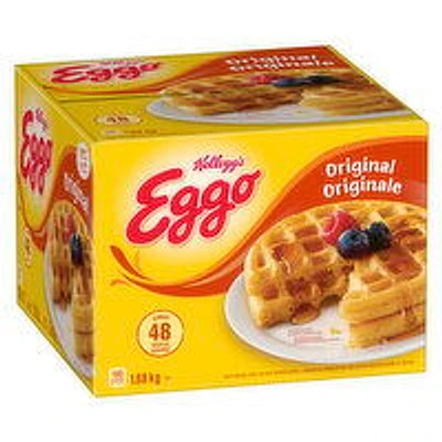 Kellogg's - Original Eggo Waffles, 48 Pack, 1.68 Kilogram