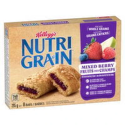 Kellogg's - Nutri-Grain Bars, Mixed Berry, 8 Each