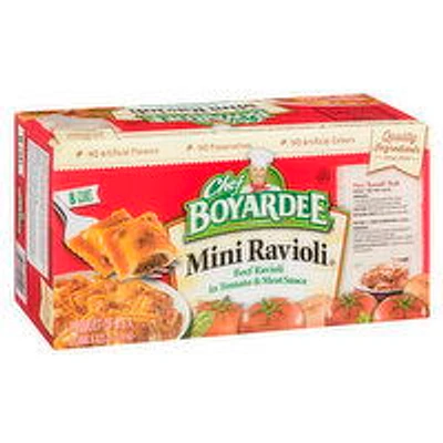 Chef Boyardee - Mini Beef Ravioli,  Pack of 8, 3.4 Kilogram