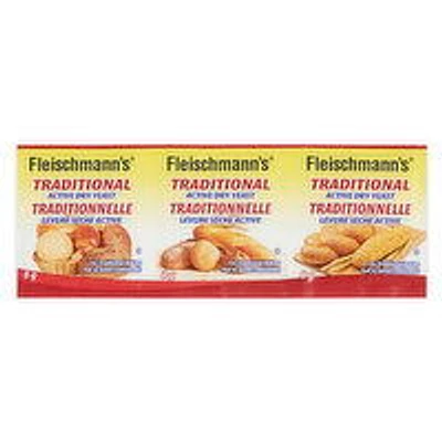 Fleischmann's - Traditional Active Dry Yeast, 3 Each