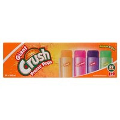 Mr. Freeze - Giant Freezies - Crush, 27 Each