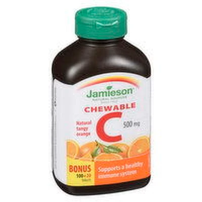 Jamieson - Vitamin C Natural Tangy Orange 500 mg, 120 Each