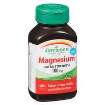 Jamieson - Magnesium 100mg, 100 Each