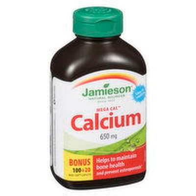 Jamieson - Mega Calcium 650 mg, 120 Each