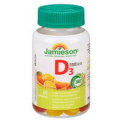 Jamieson - Vitamin D Gummies, 60 Each