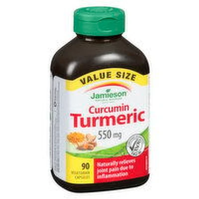 Jamieson - Curcumin Turmeric Capsules 550mg, 90 Each