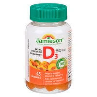 Jamieson - Vitamin D3 Peach Gummy, 45 Each