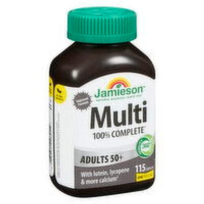 Jamieson - 100% Multi Complete Adult 50+, 115 Each
