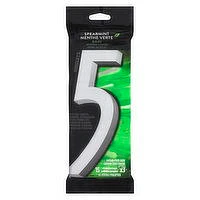 5 Gum - Spearmint-Rain Sugar Free Chewing Gum, 15 Sticks, 3 Each