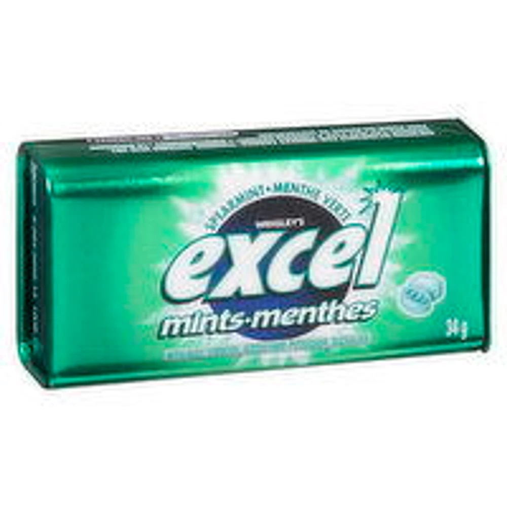 Excel - Spearmint Flavoured Mints, 49 Each