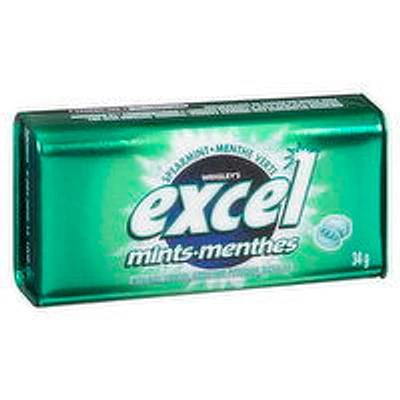 Excel - Spearmint Flavoured Mints, 49 Each