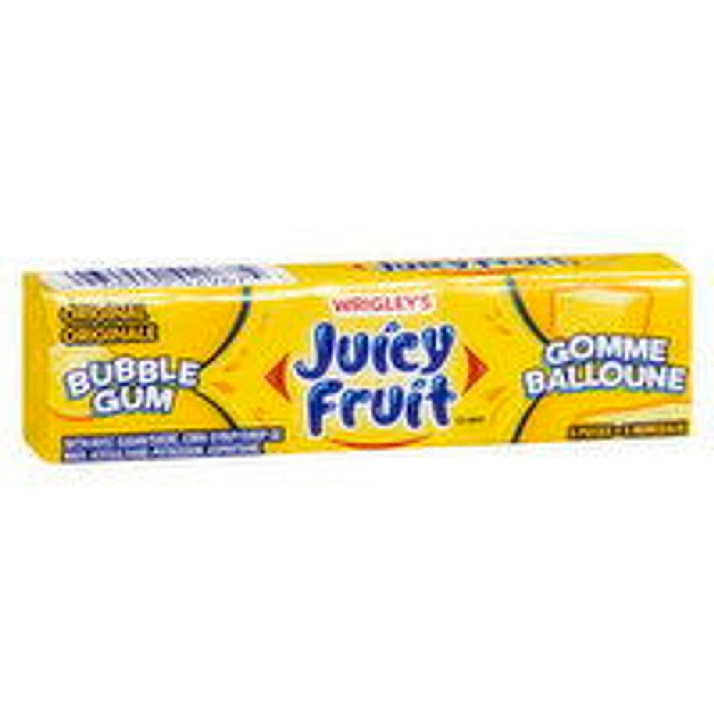 Wrigley's - Juicy Fruit Bubble Gum Original, 5 Each