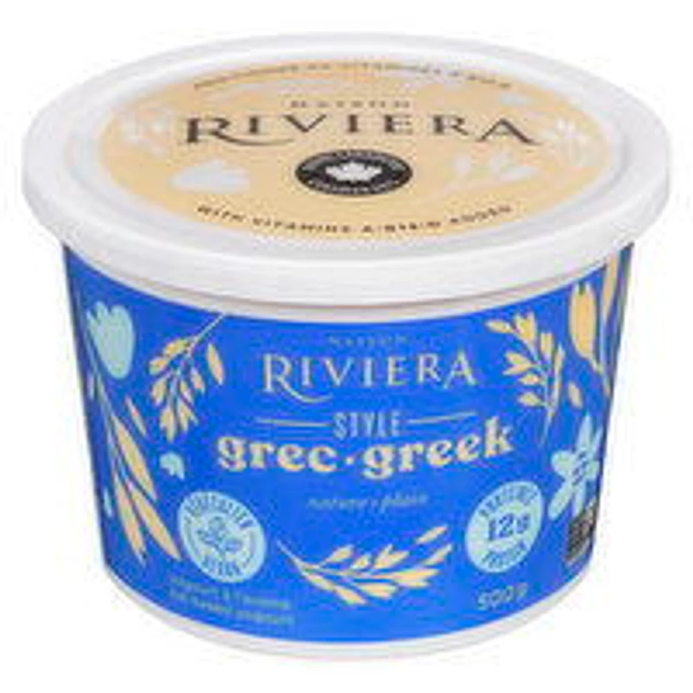 Riviera - Oat Based Greek Style Yogurt Plain, 500 Gram