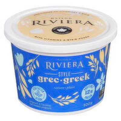 Riviera - Oat Based Greek Style Yogurt Plain, 500 Gram