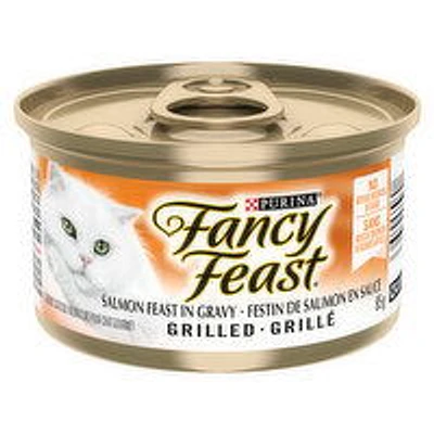 Purina - Fancy Feast Grilled Salmon Feast in Gravy, Wet Cat Food, 85 Gram