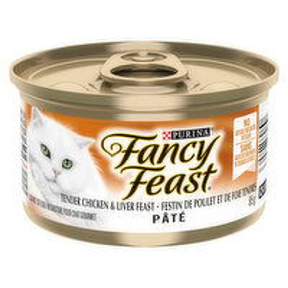 Purina - Fancy Feast Pate Tender Chicken & Liver Feast, Wet Cat Food, 85 Gram
