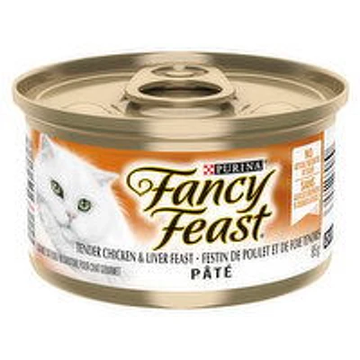 Purina - Fancy Feast Pate Tender Chicken & Liver Feast, Wet Cat Food, 85 Gram