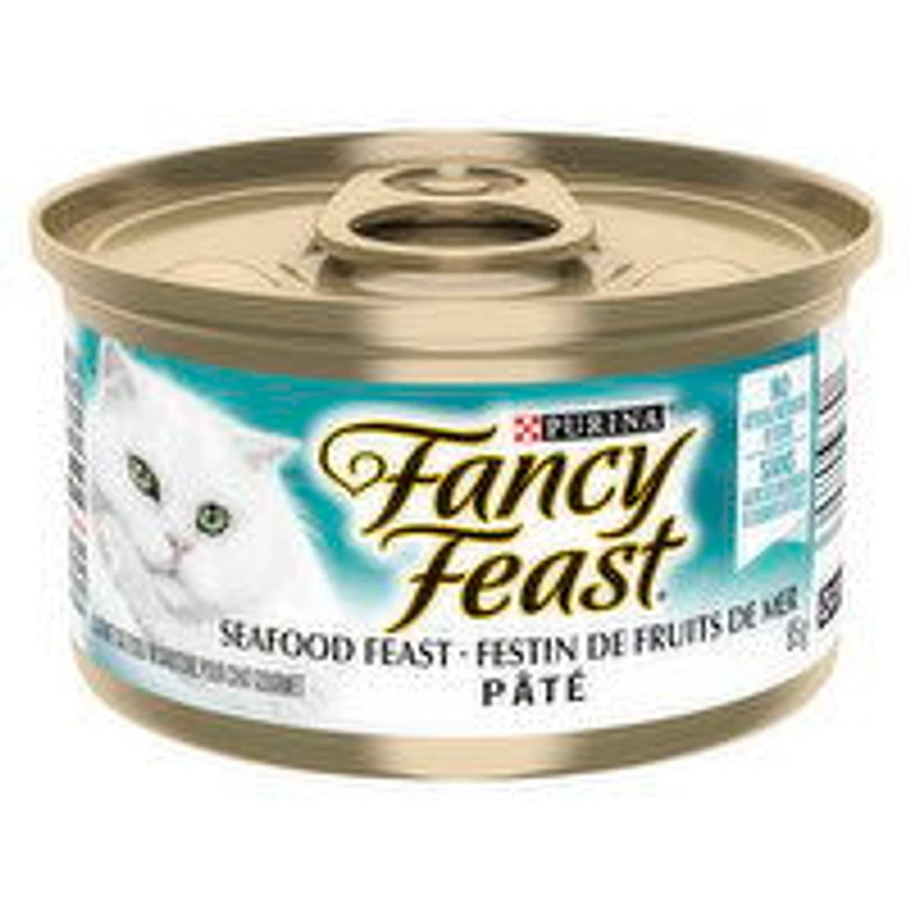 Purina - Fancy Feast Pate Seafood Feast, Wet Cat Food, 85 Gram