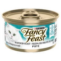 Purina - Fancy Feast Pate Seafood Feast, Wet Cat Food, 85 Gram