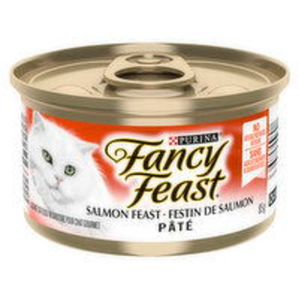 Purina - Fancy Feast Pate Salmon Feast, Wet Cat Food, 85 Gram