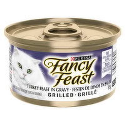 Purina - Fancy Feast Grilled Turkey Feast in Gravy, Wet Cat Food, 85 Gram
