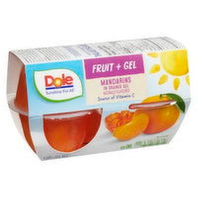 Dole - Mandarin in Orange Gel Fruit Cups, 4 Each