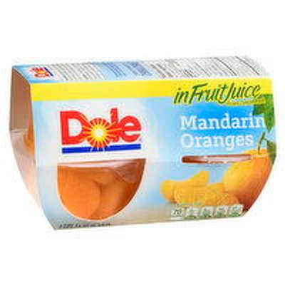 Dole - Mandarin Oranges in Fruit Juice, 4 Each
