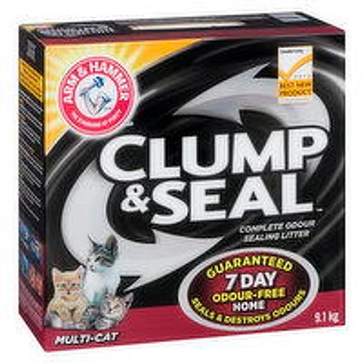 Arm & Hammer - Clump & Seal Cat Litter - Multi Cat, 9.1 Kilogram