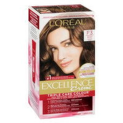 L'Oreal - Excellence Creme F3 Golden Brown, 1 Each