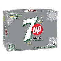 7UP - Zero, 12 Each