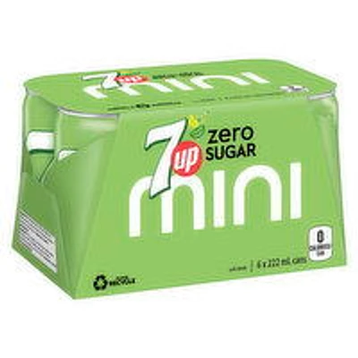 7UP - Zero Sugar, 6 Each
