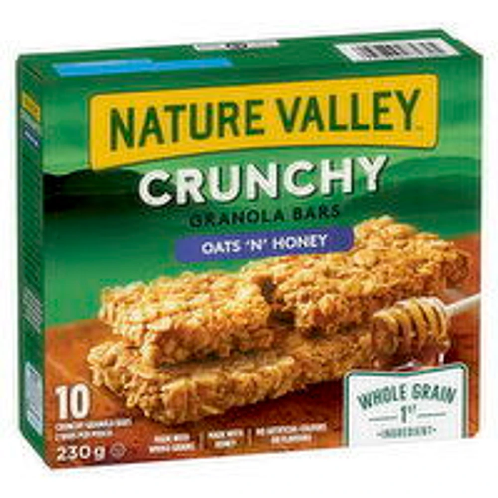 Nature Valley - Crunchy Granola Bars, Oats 'N' Honey, 10 Each