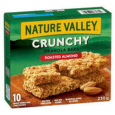 Nature Valley - Crunchy Granola Bars, Roasted Almond, 10 Each
