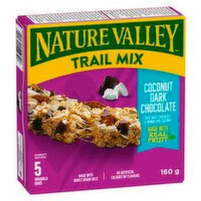 Nature Valley - Chewy Granola Bars, Trail Mix Coconut Dark Chocolate, 5 Each