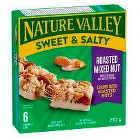 Nature Valley - Sweet & Salty Granola Bars, Roasted Mixed Nut, 6 Each