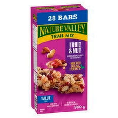Nature Valley - Trail Mix Chewy Granola Bars, Fruit & Nut Value Pack, 28 Each