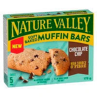 Nature Valley - Muffin Bar Chocolate Chip, 5 Each