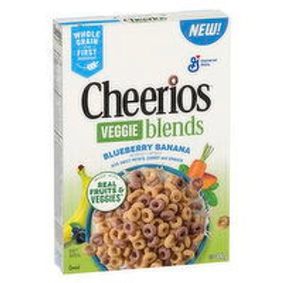 General Mills - Cheerios Blueberry Banana Blends, 300 Gram