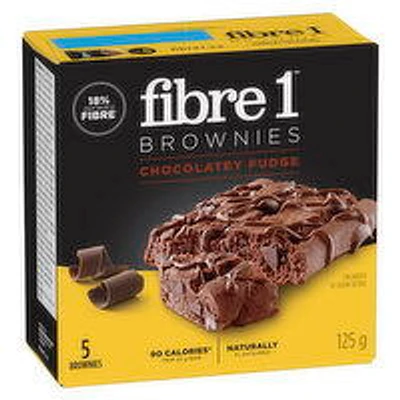 General Mills - Fibre 1 Brownies, Chocolate Fudge, 5 Each