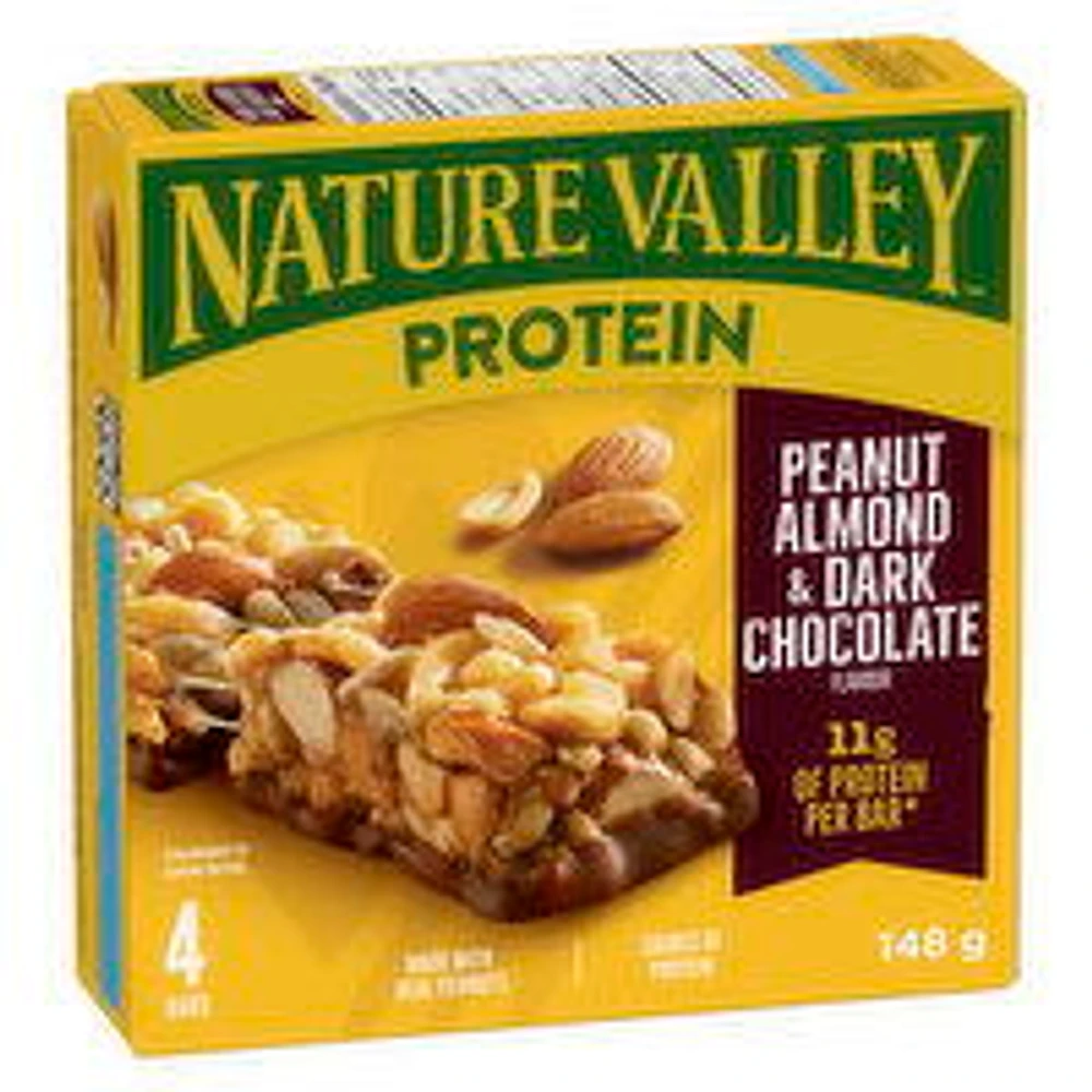 Nature Valley - Protein Chewy Bars - Peanut Almond & Dark Choc, 4 Each