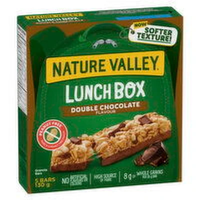 Nature Valley - Lunch Box Granola Bars - Double Chocolate, 5 Each