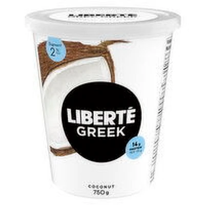 Liberte - Greek Yogurt, Coconut 2% M.F, 750 Gram