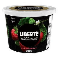 Liberte - Mediterranee Yogurt Strawberry Flavor 9%M.F., 500 Gram