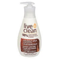 Live Clean - Coconut Milk Moisturizing Liquid Hand Soap, 500 Millilitre