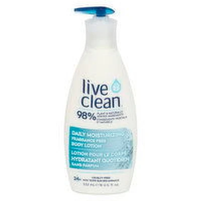 Live Clean - Body Lotion Fragrance Free, 532 Millilitre