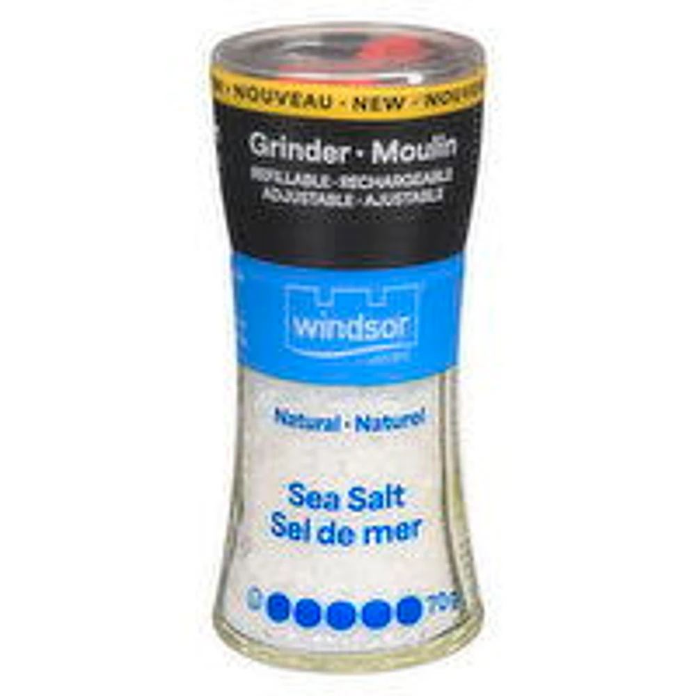 Windsor - Natural Sea Salt Grinder, 70 Gram